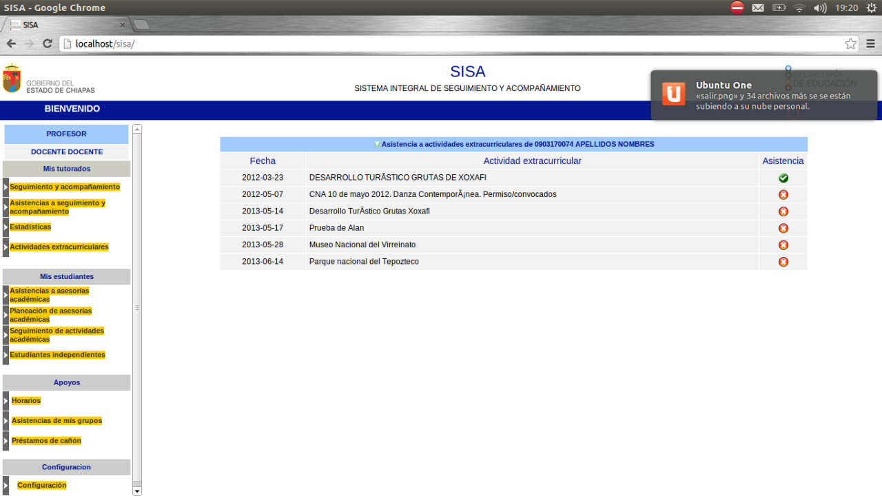 Proyectos CIDIE - Desarrollo de Software SISA